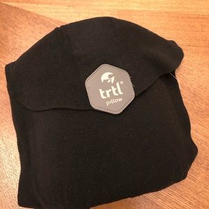 TRTL travel neck wrap pillow in black